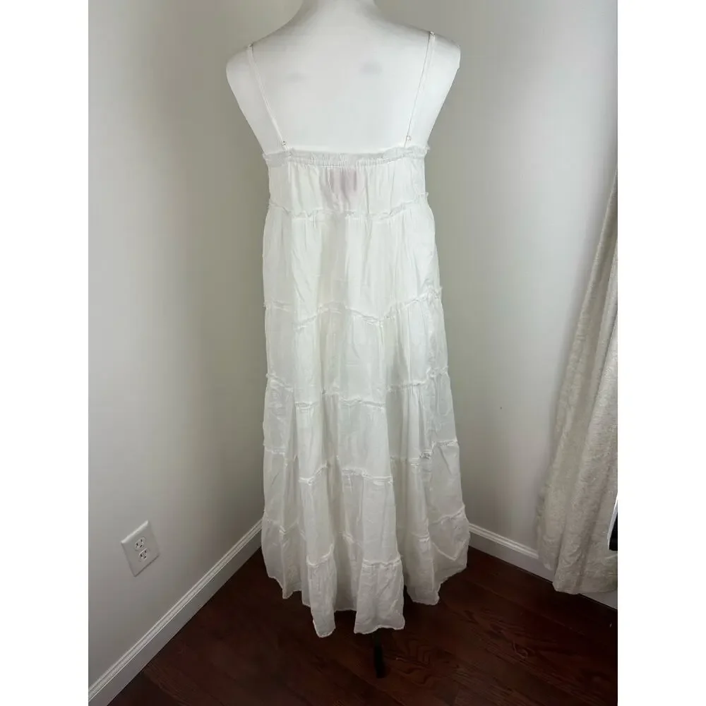New w/FLAW Show Me Your Mumu Gracie Midi Dress White- Small - Picture 8 of 10